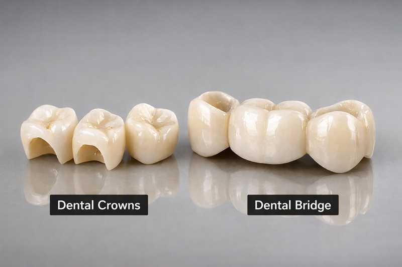 dental crown and bridge sample